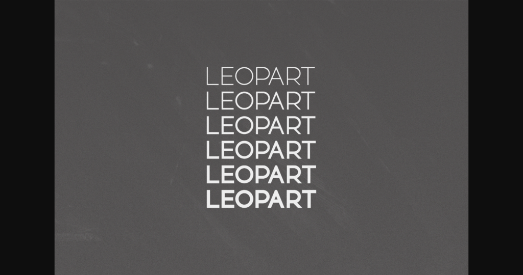 Geomatrix Font Poster 4