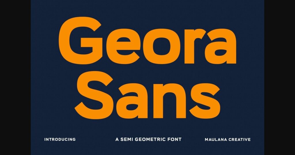 Geora Font Poster 3