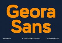 Geora Font Poster 1