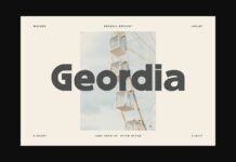 Geordia Font Poster 1