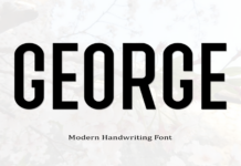 George Font Poster 1