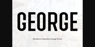 George Font Poster 1