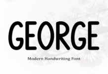 George Font Poster 1