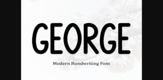 George Font Poster 1