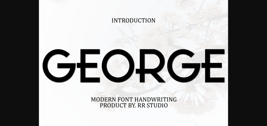 George Font Poster 3