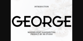 George Font Poster 1