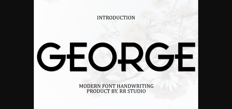 George Font Poster 1