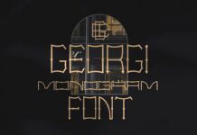 Georgi Font Poster 1