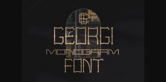 Georgi Font Poster 1