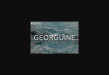 Georguine Font Poster 1