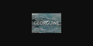 Georguine Font Poster 1