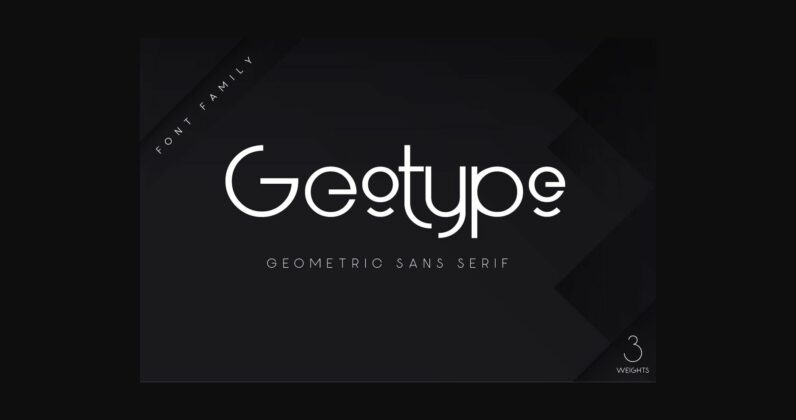 Geotype Font Poster 1