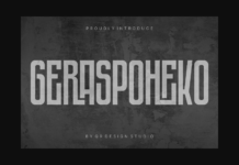 Geraspoheko Font Poster 1