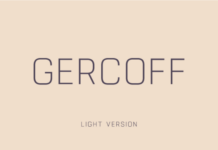 Gercoff Light Font Gercoff Light Font