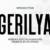Gerilya Font