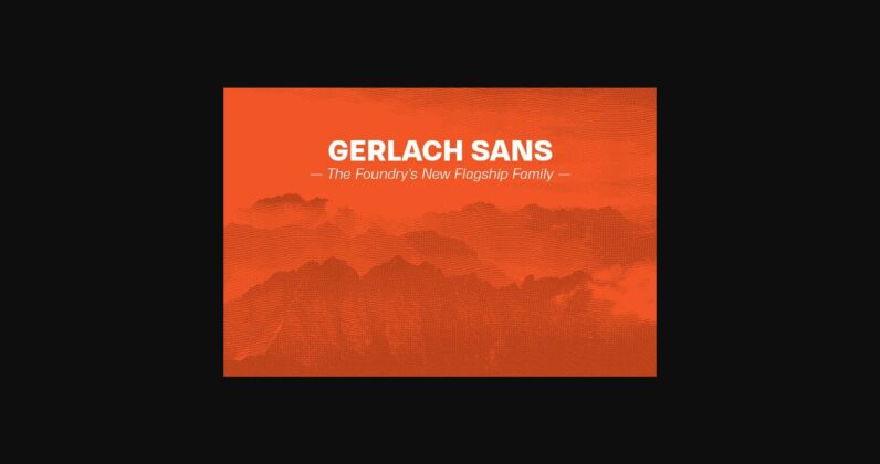 Gerlach Sans Font Poster 7