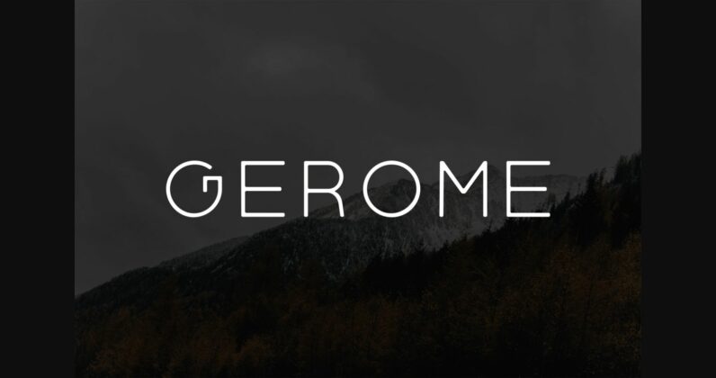 Gerome Font Poster 1