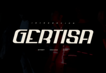 Gertisa Font Poster 1