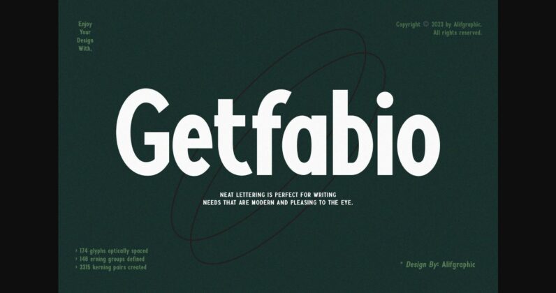 Getfabio Font Poster 3