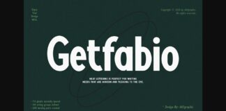 Getfabio Font Poster 1