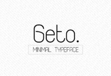Geto Font Poster 1