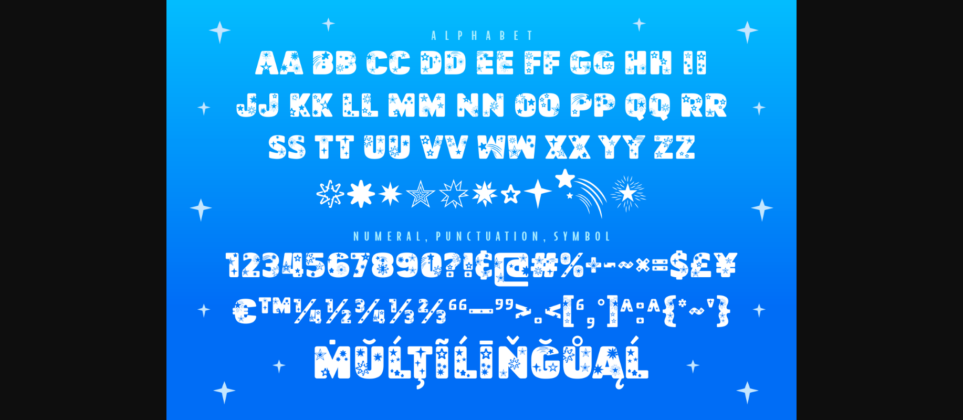 Getting Bright Font Poster 6