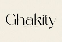 Ghakity Font Poster 1