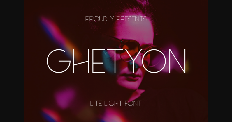 Ghetyon Font Poster 1