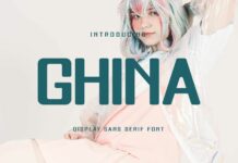 Ghina Font Poster 1