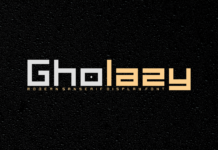 Gholazy Font Poster 1