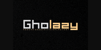 Gholazy Font Poster 1