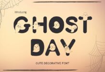 Ghost Day Font Poster 1