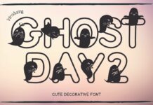 Ghost Day Two Font Poster 1