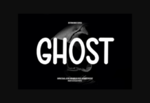 Ghost Font Poster 1