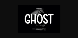 Ghost Font Poster 1