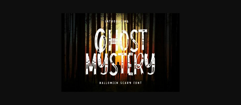 Ghost Mystery Font Poster 3