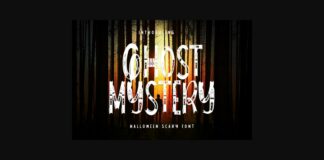 Ghost Mystery Font Poster 1