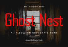 Ghost Nest Font Poster 1