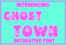 Ghost Town Font Poster 1