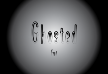 Ghosted Font Poster 1