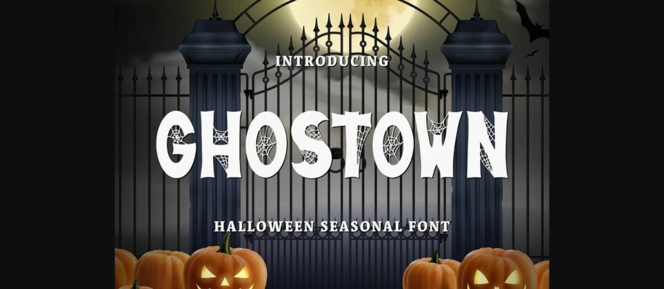 Ghostown Font Poster 3