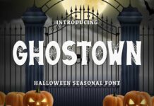 Ghostown Font Poster 1