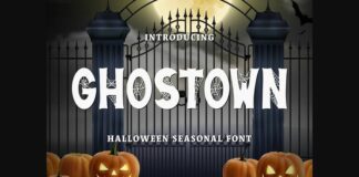 Ghostown Font Poster 1