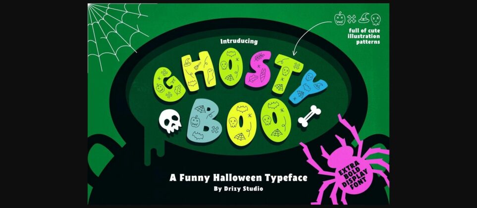 Ghosty Boo Font Poster 3