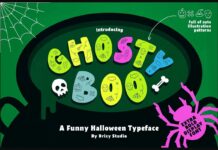 Ghosty Boo Font Poster 1