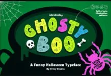 Ghosty Boo Font Ghosty Boo Font Poster 1