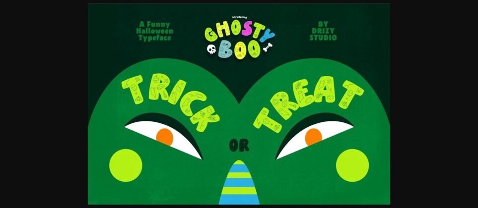 Ghosty Boo Font Poster 4