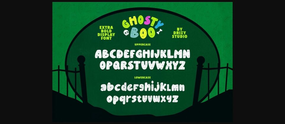 Ghosty Boo Font Poster 8