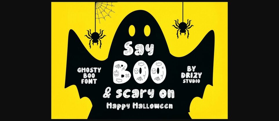 Ghosty Boo Font Poster 10