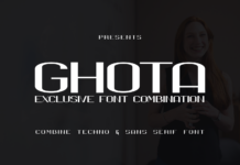 Ghota Exclusive Font Poster 1